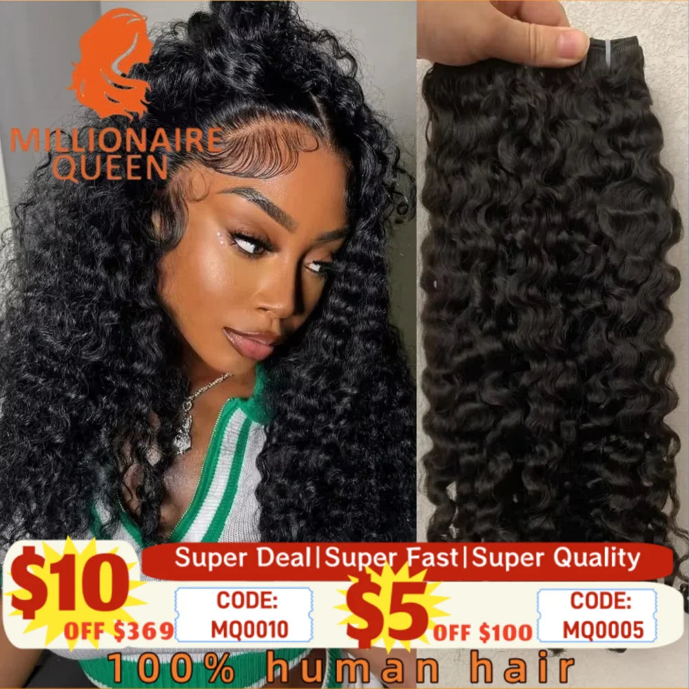 Bold Curly Human Hair Bundles