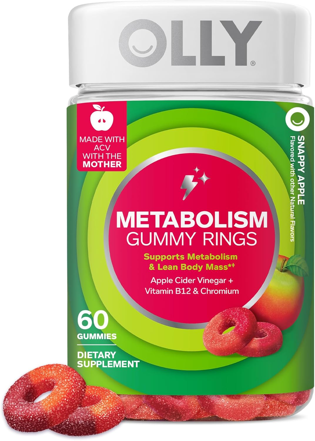Apple Energy Metabolism Gummy Rings